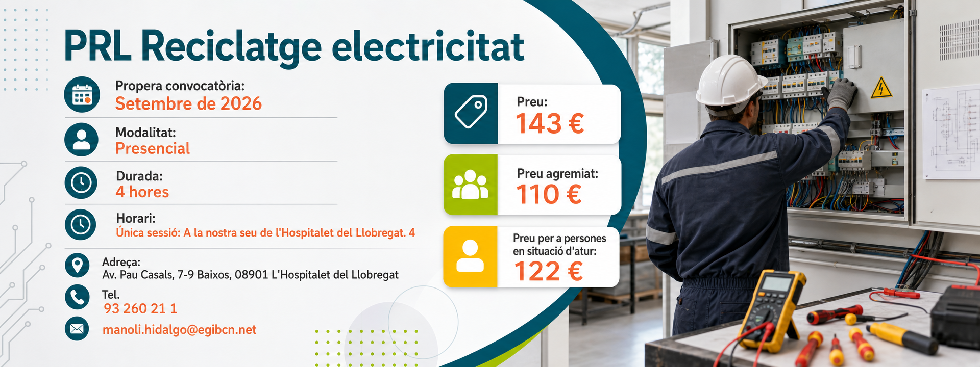 PRL Reciclatge electricitat