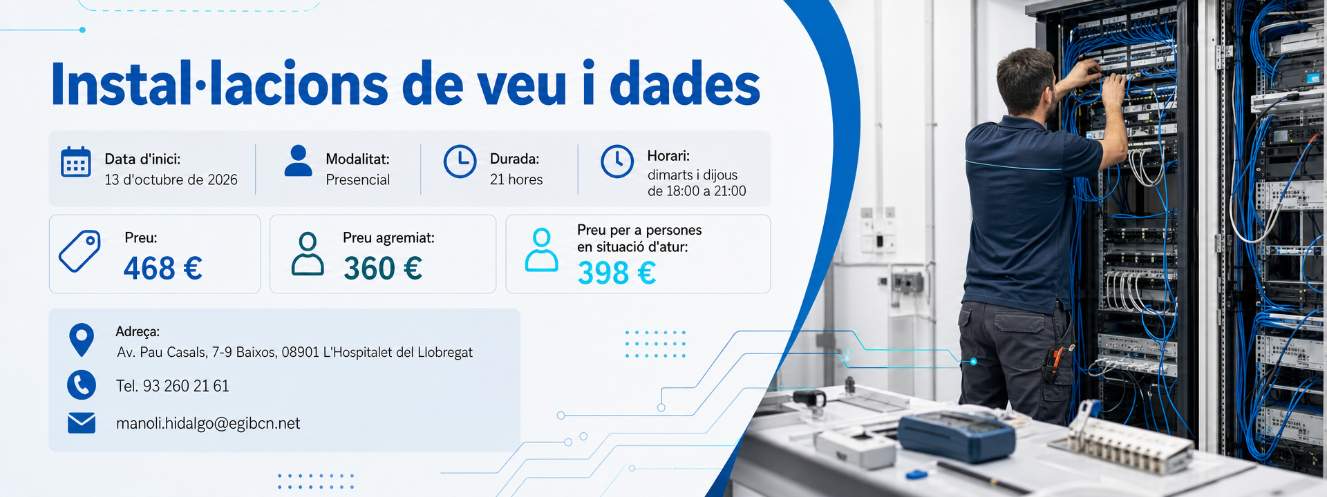 Instal·lacions de veu i dades