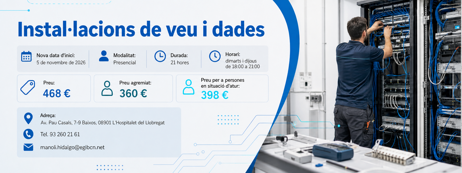 Instal·lacions de veu i dades